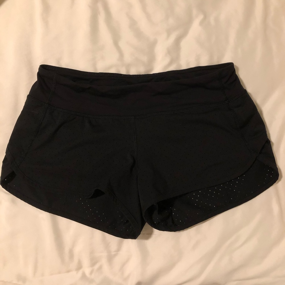 lululemon mesh running shorts 2.5”